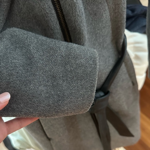 Soia and Kyo grey wool luxury Coat - Picture 3 of 5